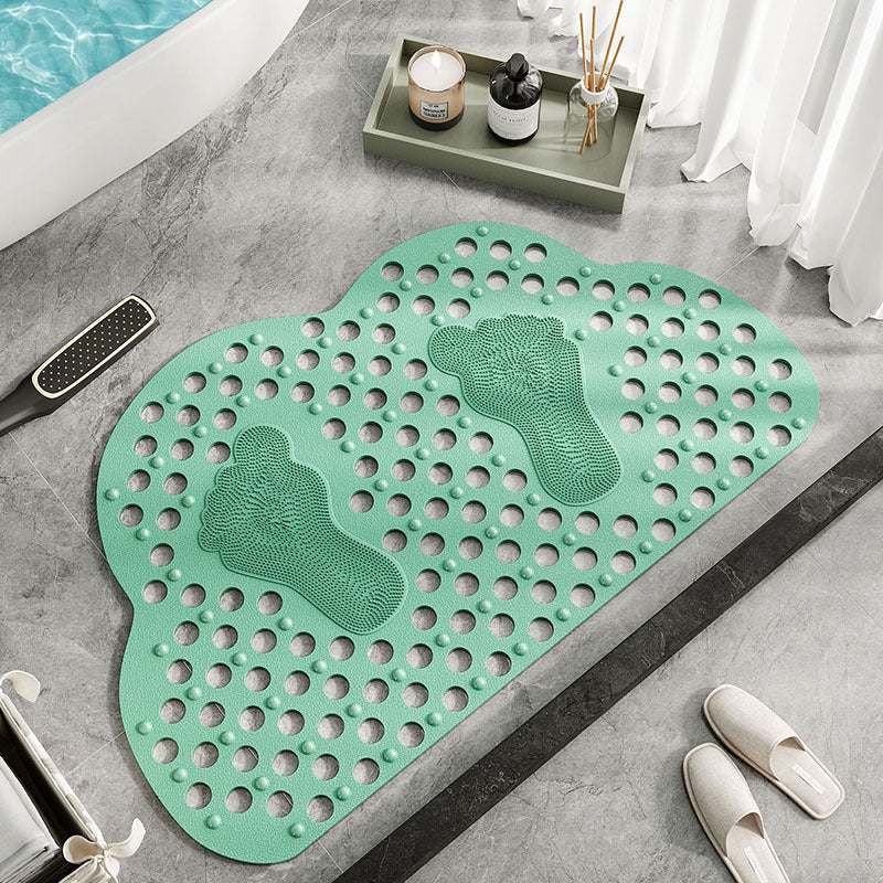 Cloud shape Antislip bathroom mat (SA2510-111)Green - Image 2
