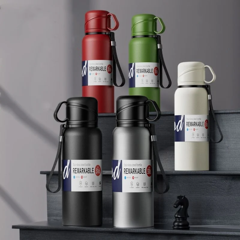 Double Wall Insulated Thermos(SA2408-164)-Black - Image 16