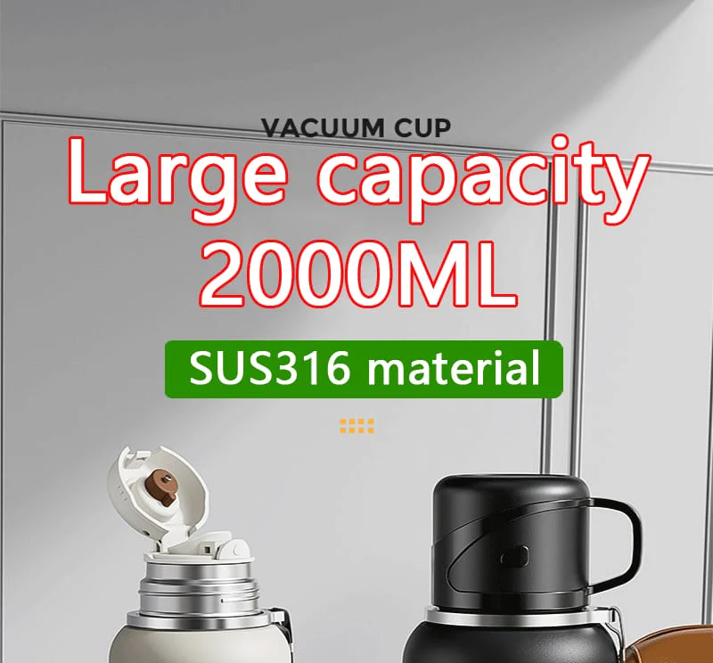 Double Wall Insulated Thermos(SA2408-164)-Black - Image 6