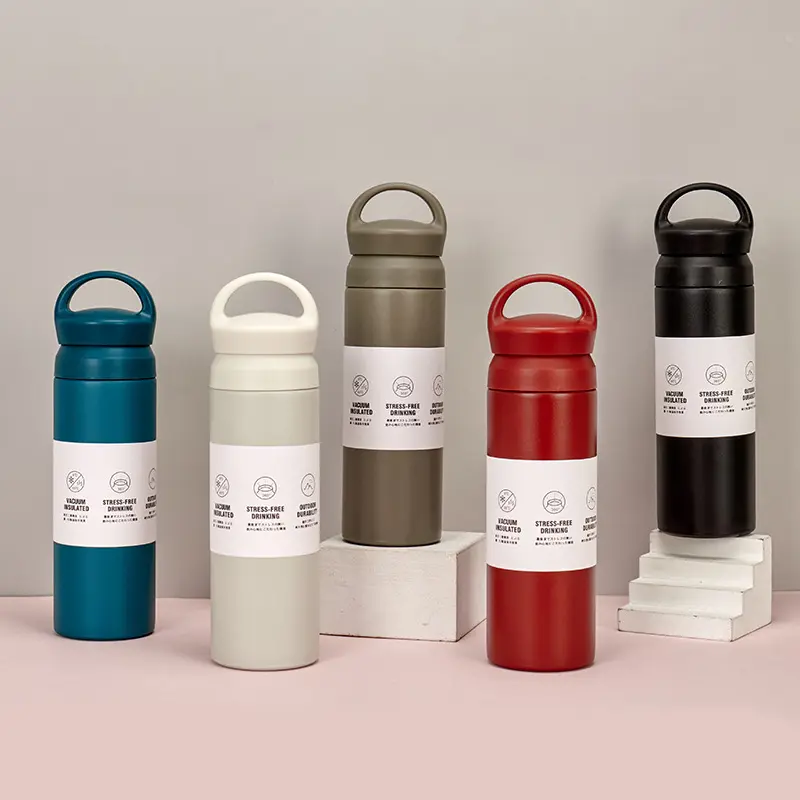 Double-Wall Stainless Steel Insulated Water Bottle(SA2408-225)-Black - Image 4