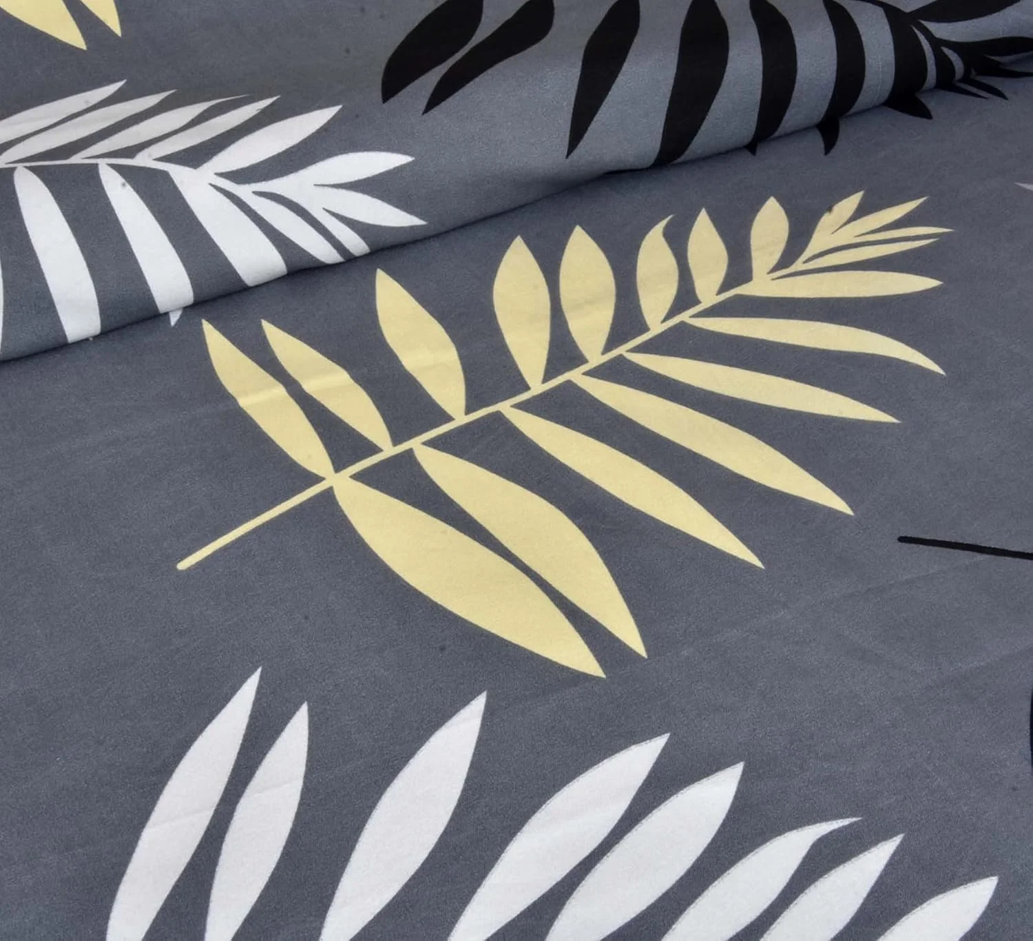 Duvet Cover-Black Feathers - Image 2