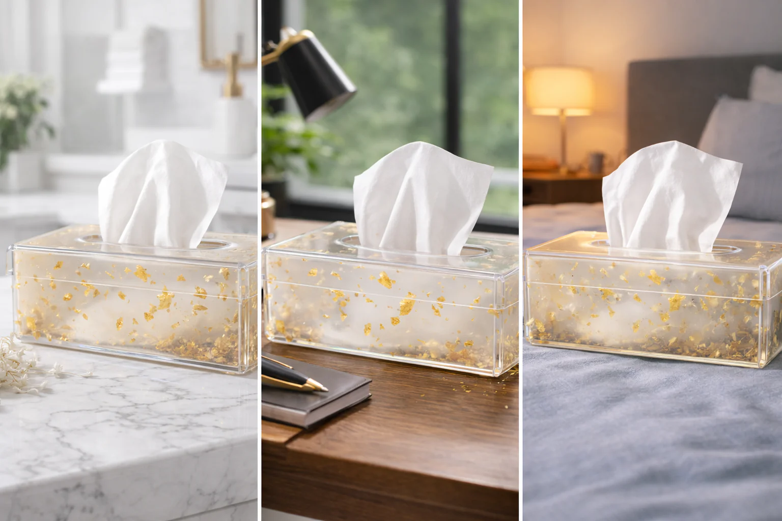 Elegant Transparent Tissue Box (SA2408-247) - Image 2