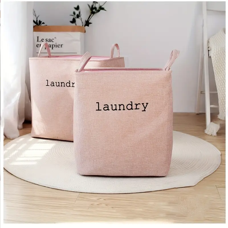 Eva Collapsible Laundry Basket5395-Pink