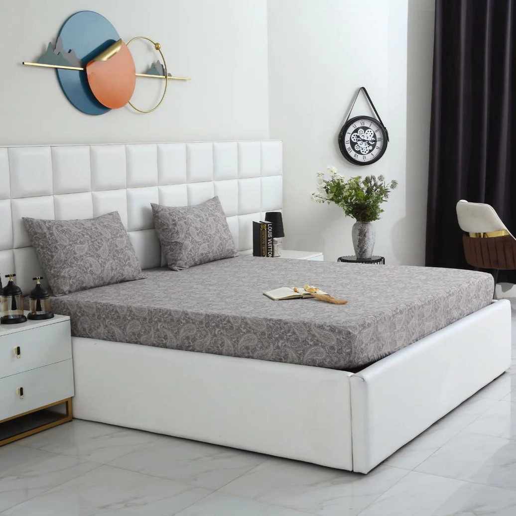 Fitted Bed Sheet-Paisley
