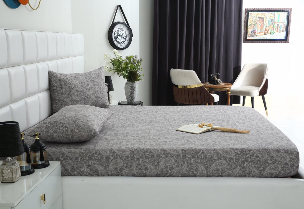 Fitted Bed Sheet-Paisley - Image 5
