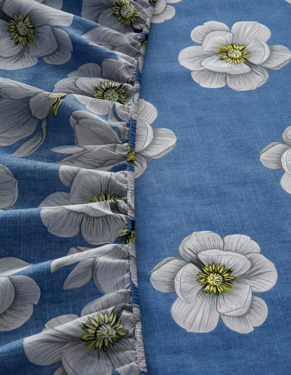 Fitted Bed Sheet-White Orchid - Image 2