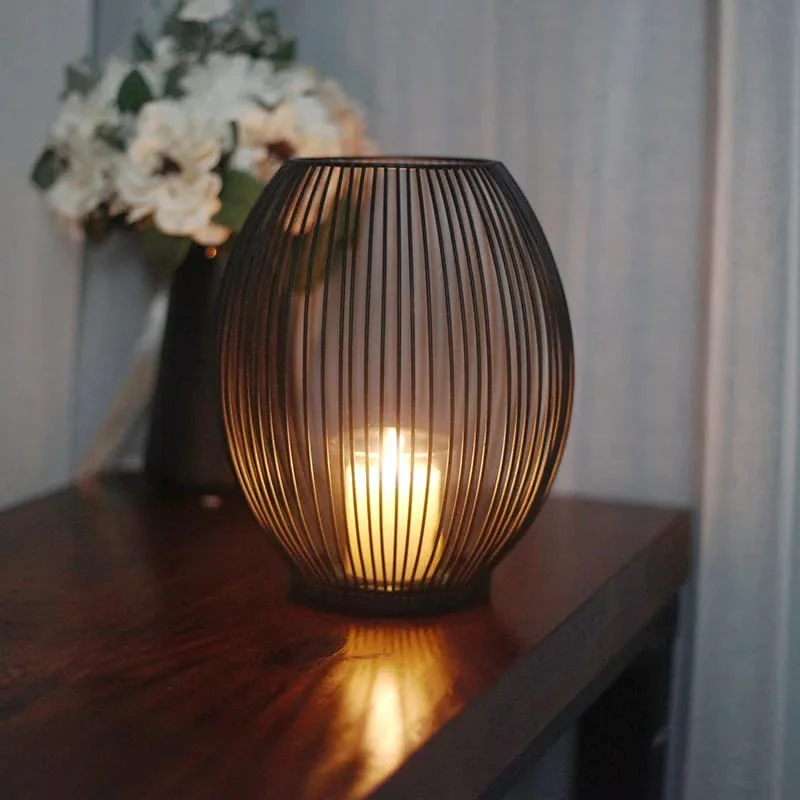 Metal Candle Stand-Black(SA2405-20) - Image 12