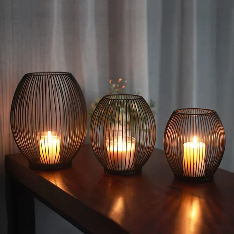 Metal Candle Stand-Black(SA2405-20) - Image 13