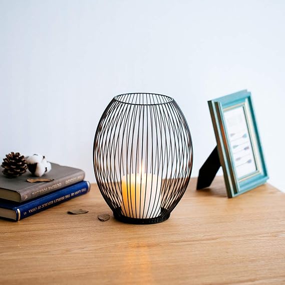 Metal Candle Stand-Black(SA2405-20) - Image 3