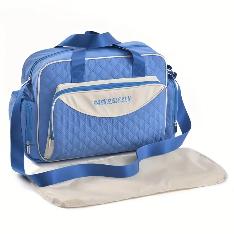 Multi function Mommy Bag with Large Capacity-SA2408-272(Royal) - Image 3