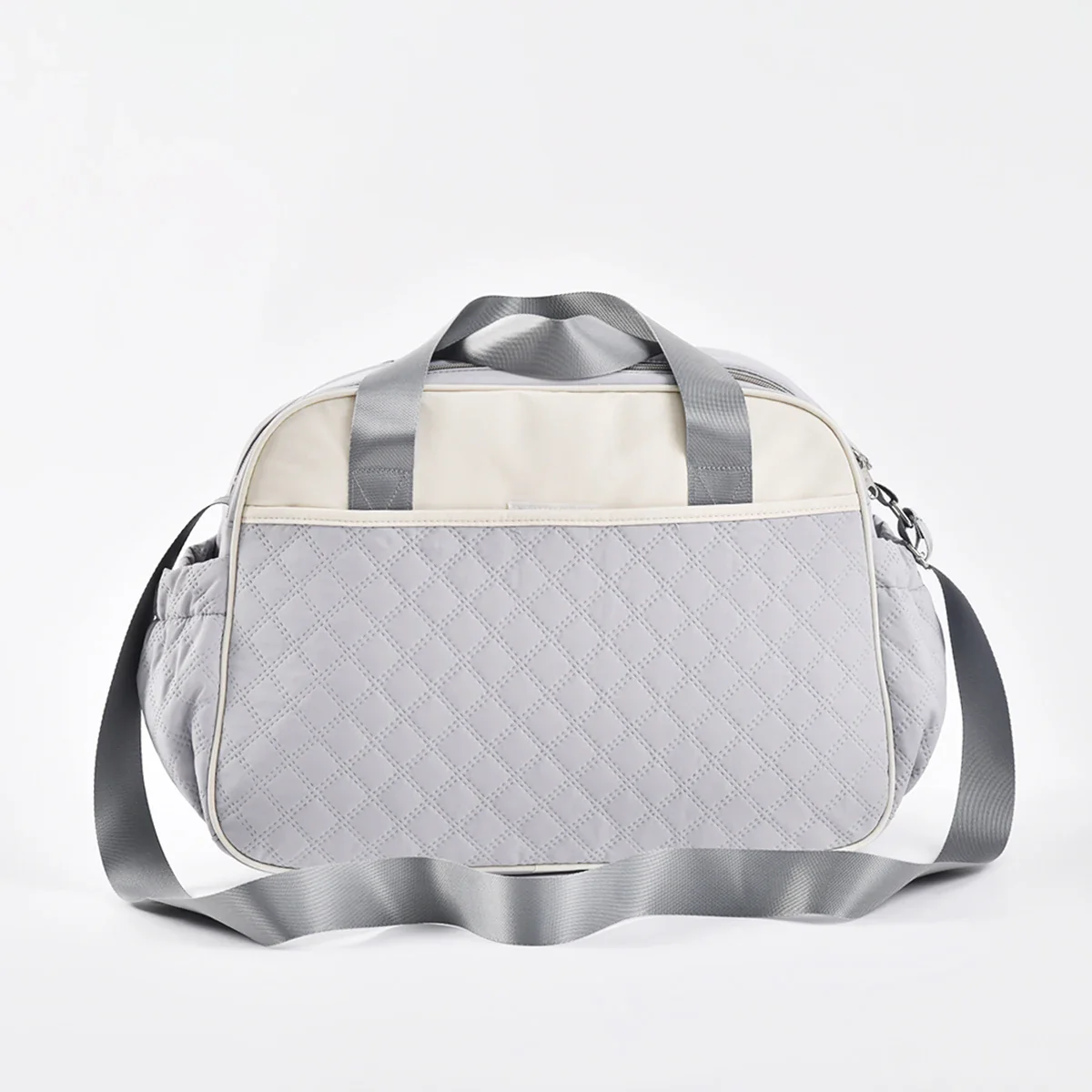 Multi function Mommy Bag with Large Capacity-SA2408-273(Grey) - Image 6