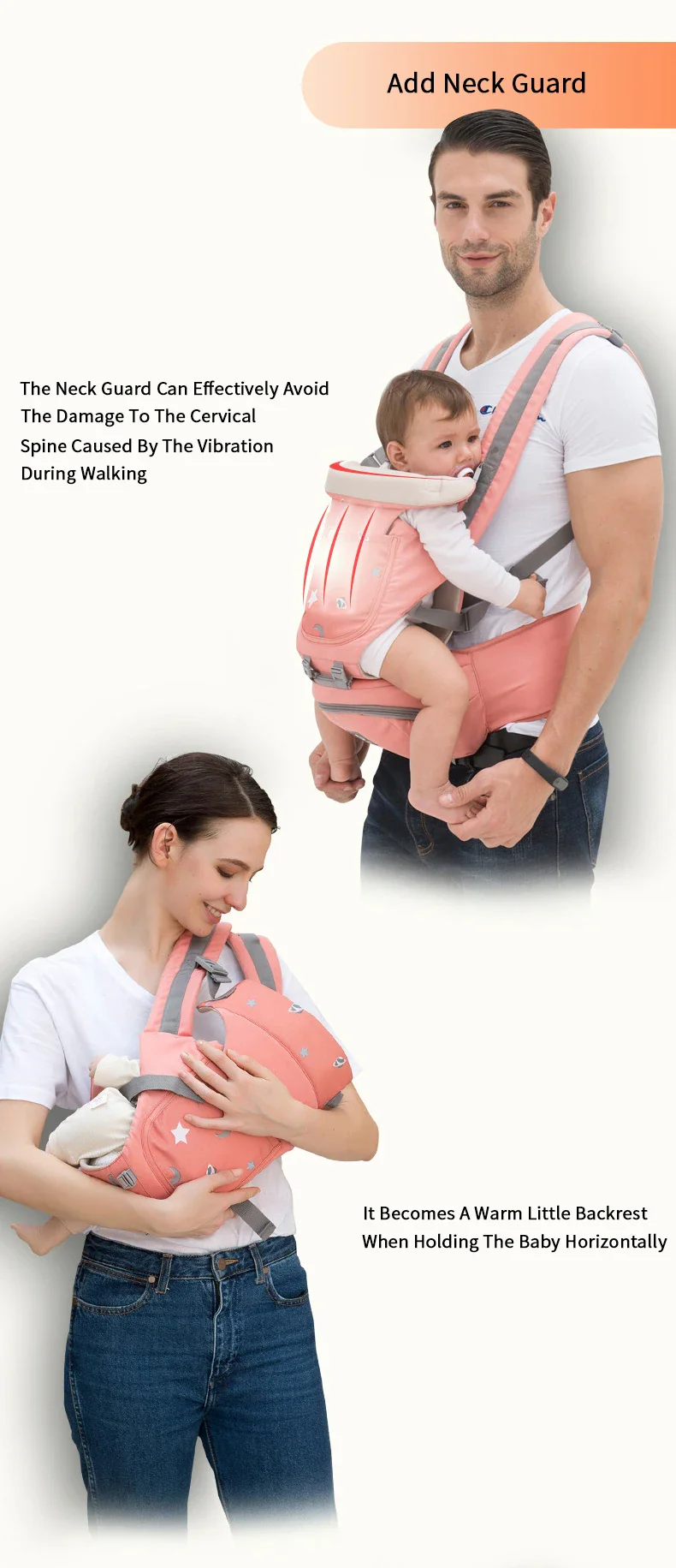 Multifunctional Baby Carrier for Newborn to Toddlers-SA2408-181 - Image 3