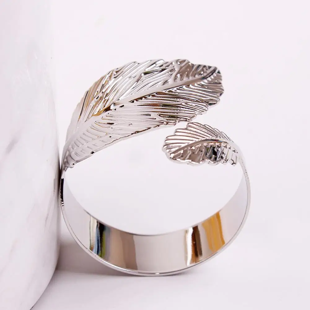 Napkin Holder Rings-Feather(Sliver) - Image 8