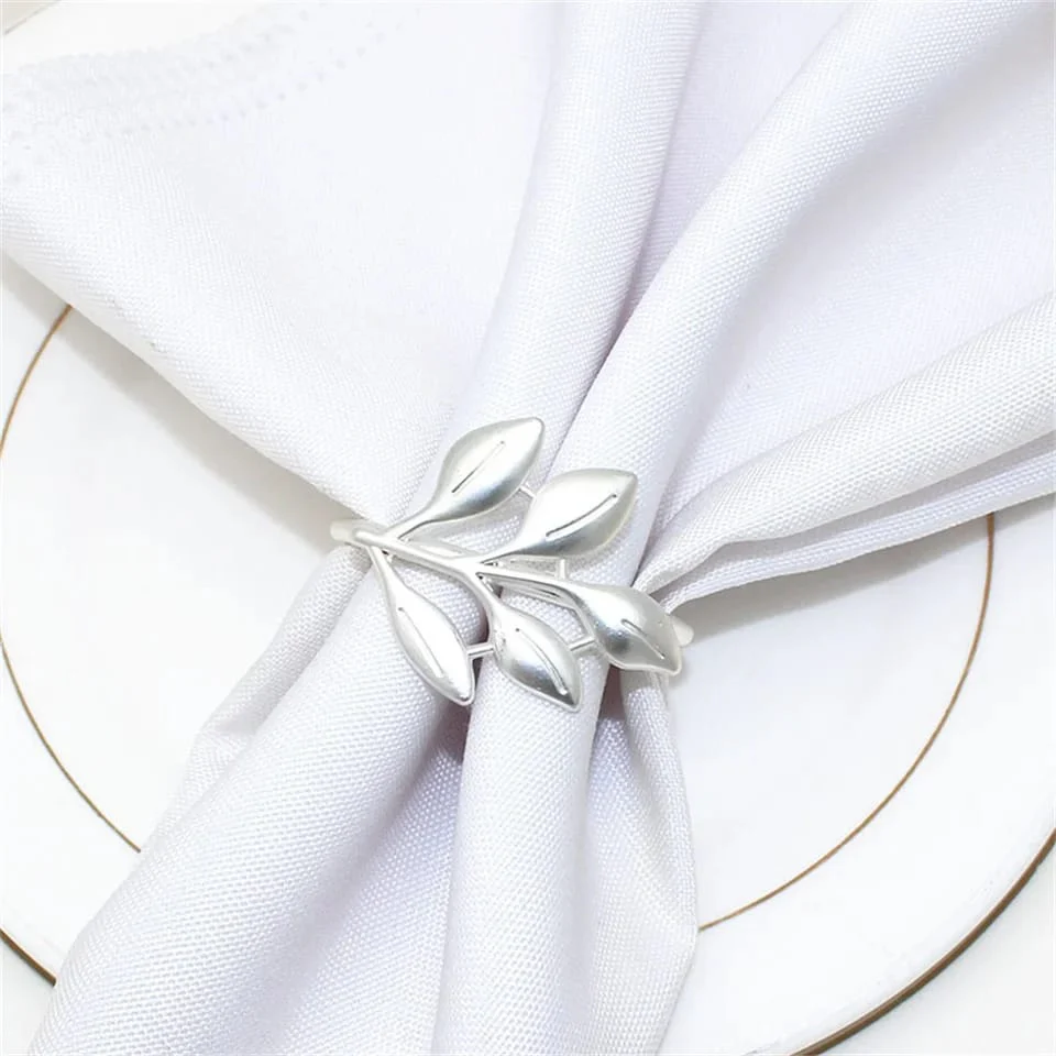 Napkin Holder Rings-Rowan Silver