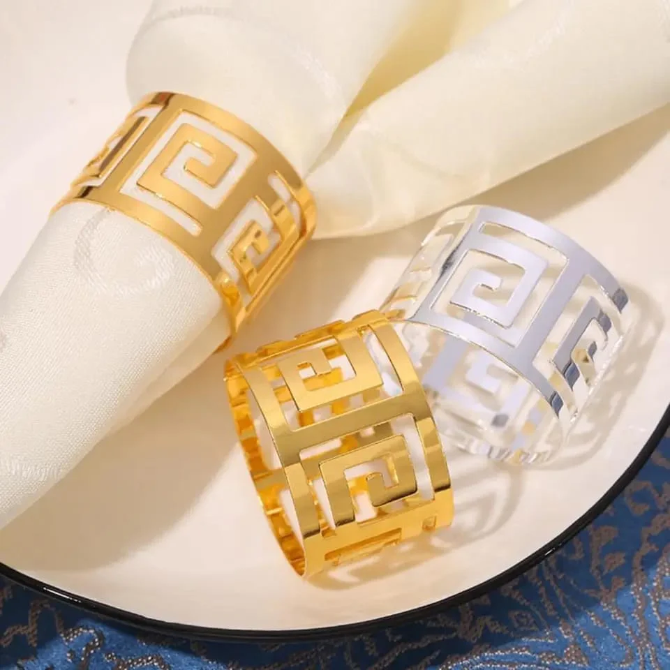 Napkin Holder Rings-Versace(Sliver) - Image 11