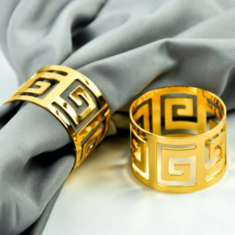 Napkin Holder Rings-Versace(Sliver) - Image 13