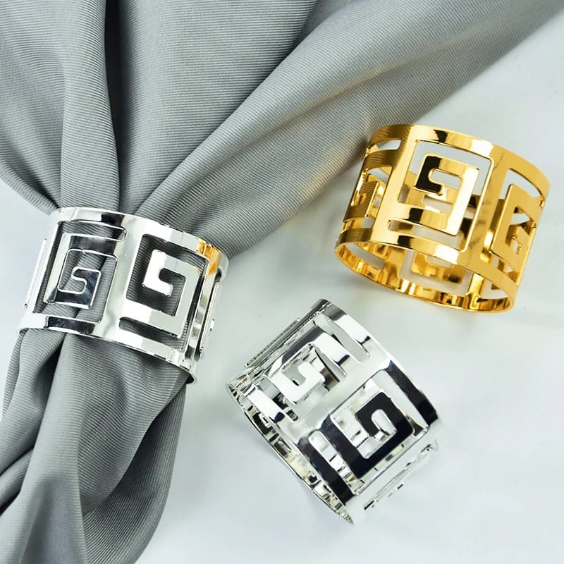 Napkin Holder Rings-Versace(Sliver) - Image 8
