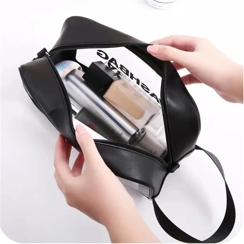Portable Makeup Organizer Bag WASHBAG-Black 14627 Small(SA2405-120) - Image 13