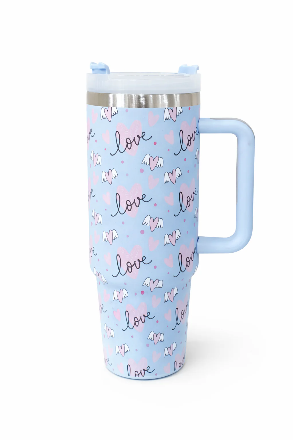 Stanley Quencher H2.0 FlowState™ Tumbler 40 OZ-1200ML-LOVE(BLUE)