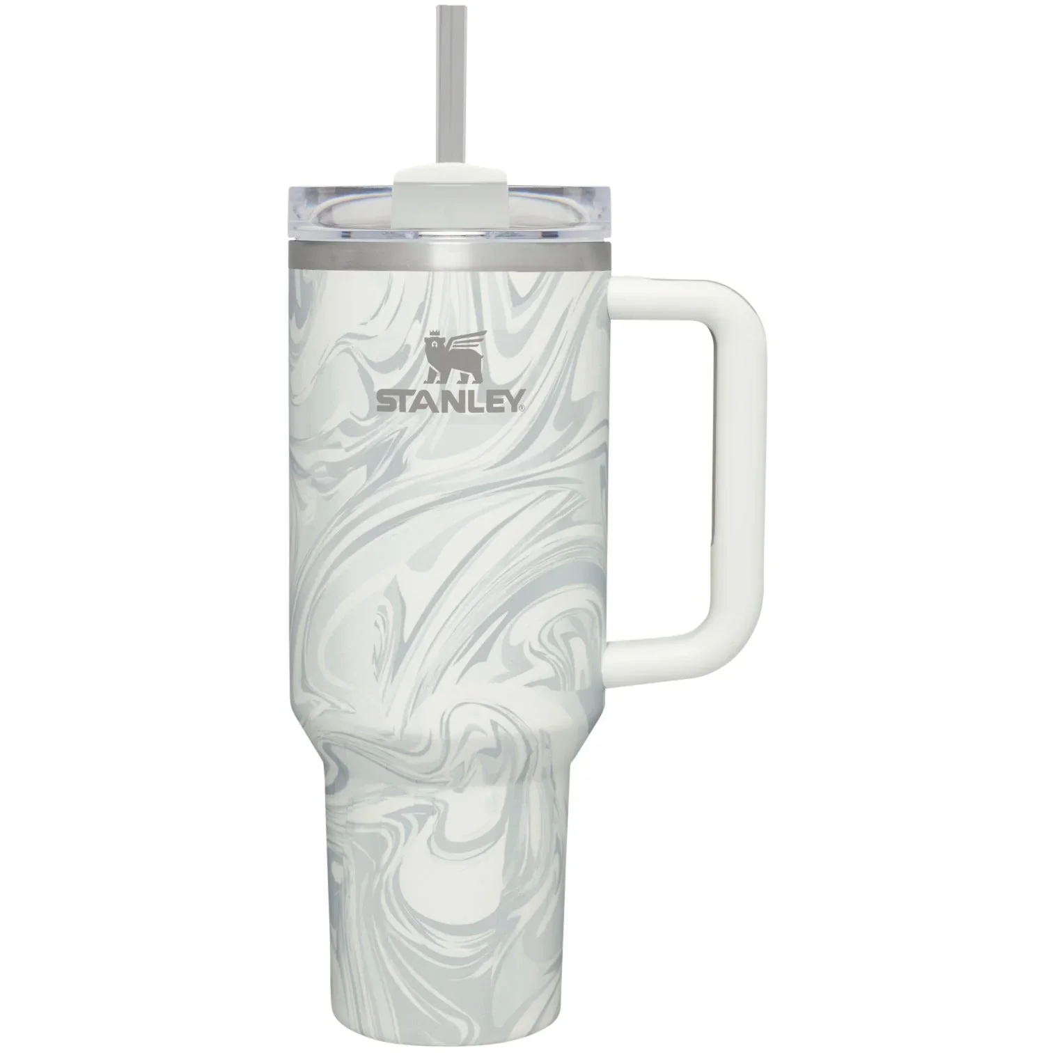 Stanley Quencher H2.0 FlowState™ Tumbler 40 OZ-1200ML-Marble Pattern(Grey) - Image 2