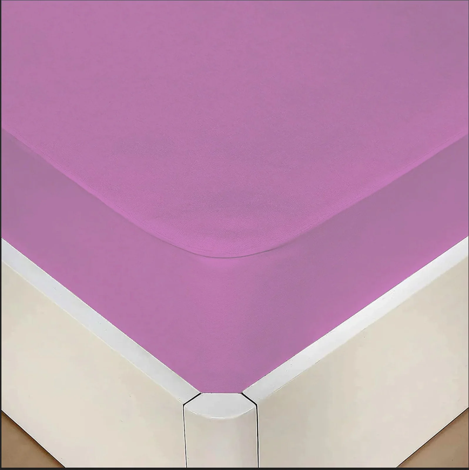 Terry Waterproof Mattress Protector-Lilac - Image 2