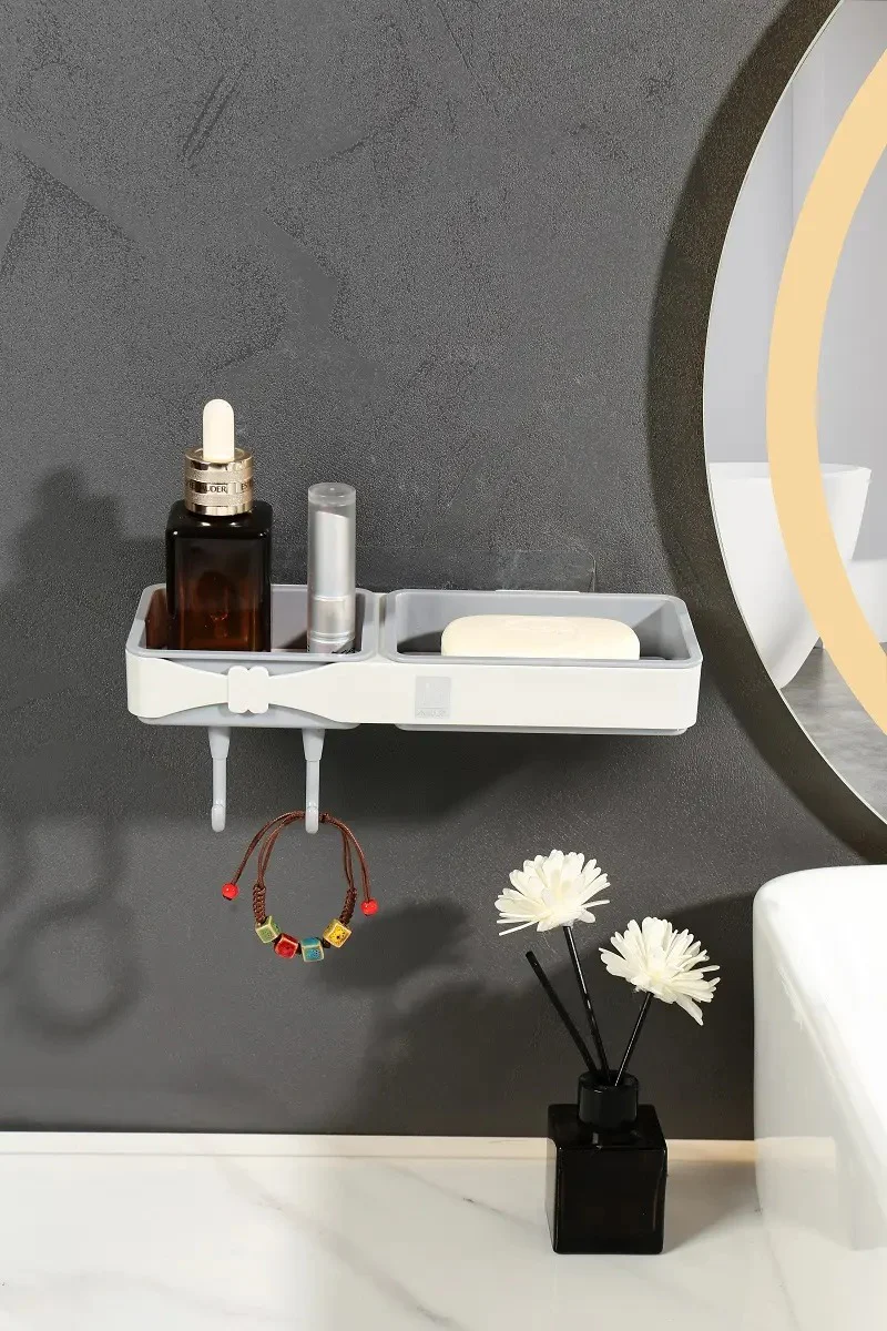 Wall Mounted Storage Organizer Rack-SA2408-304 - Image 2