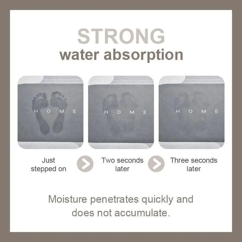 Water Absorbent Anti Slip Bath Mat Rectangular-(SA-2553-16) - Image 2