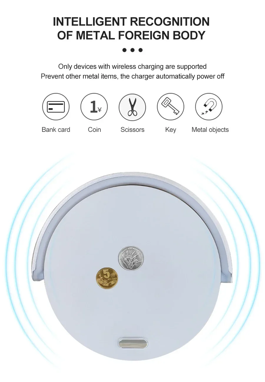 Wireless Charger Fast Charging Pad and LED Lamp-SA2405-185 - Image 6