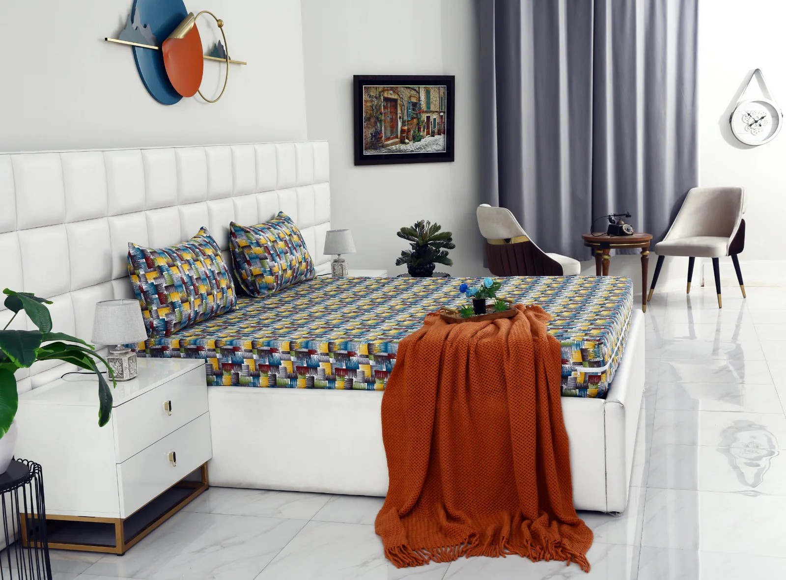 Zipper Mattress Cover Printed-Gradient - Image 10