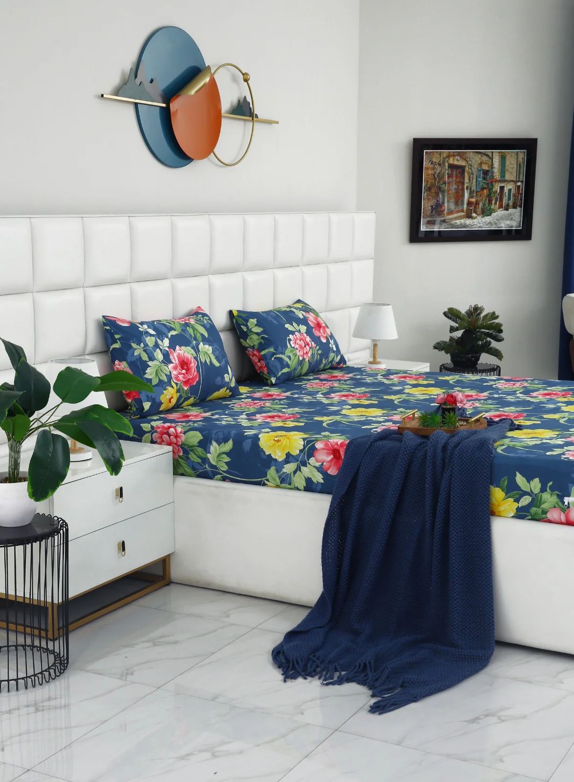Zipper Mattress Cover Printed-Orchid - Image 7