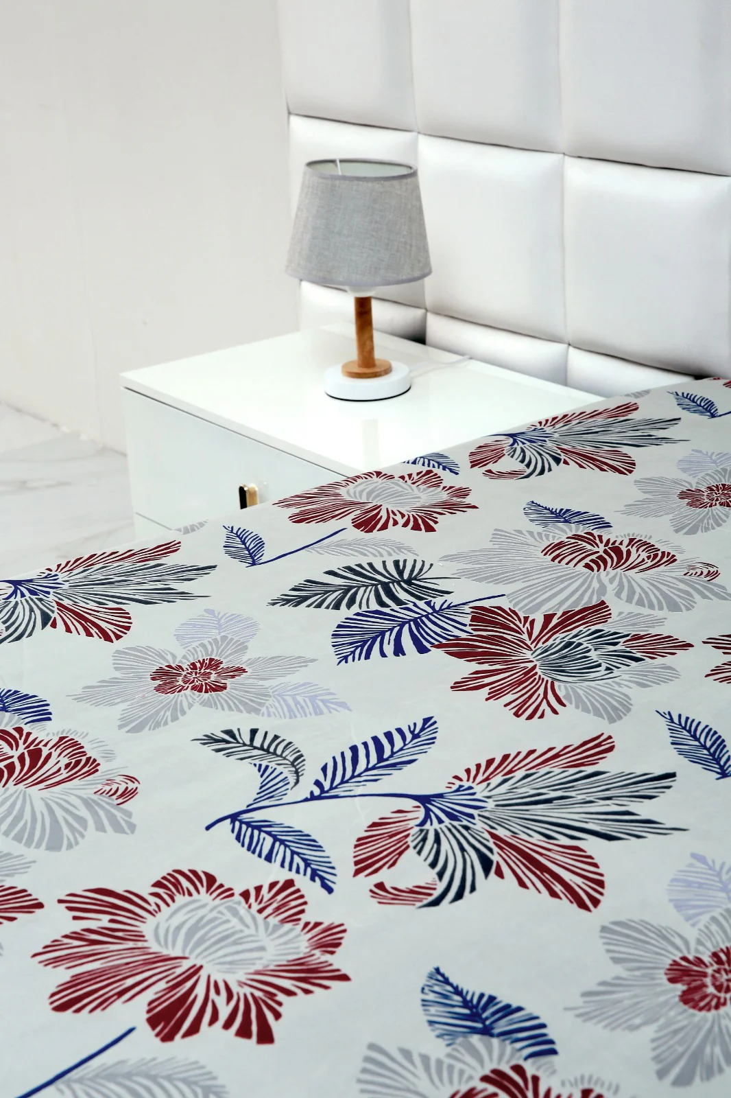 Zipper Mattress Cover Printed-Cherry Blosoom - Image 3